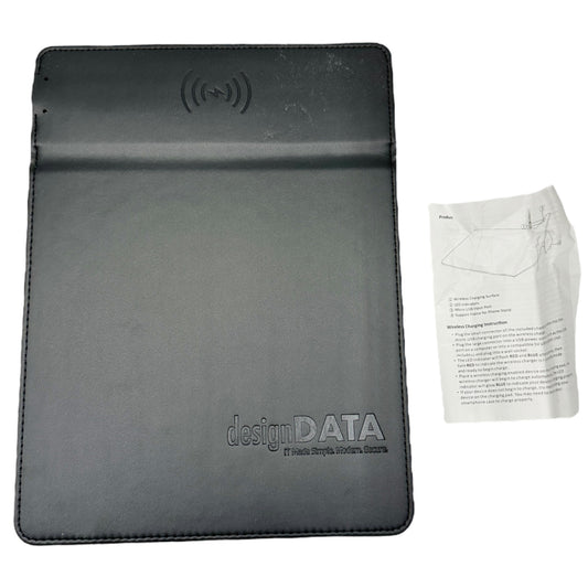 Accord Mouse Pad With Kickstand and Wireless Charger 11.5x9.5 Black