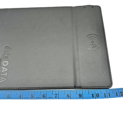 Accord Mouse Pad With Kickstand and Wireless Charger 11.5x9.5 Black