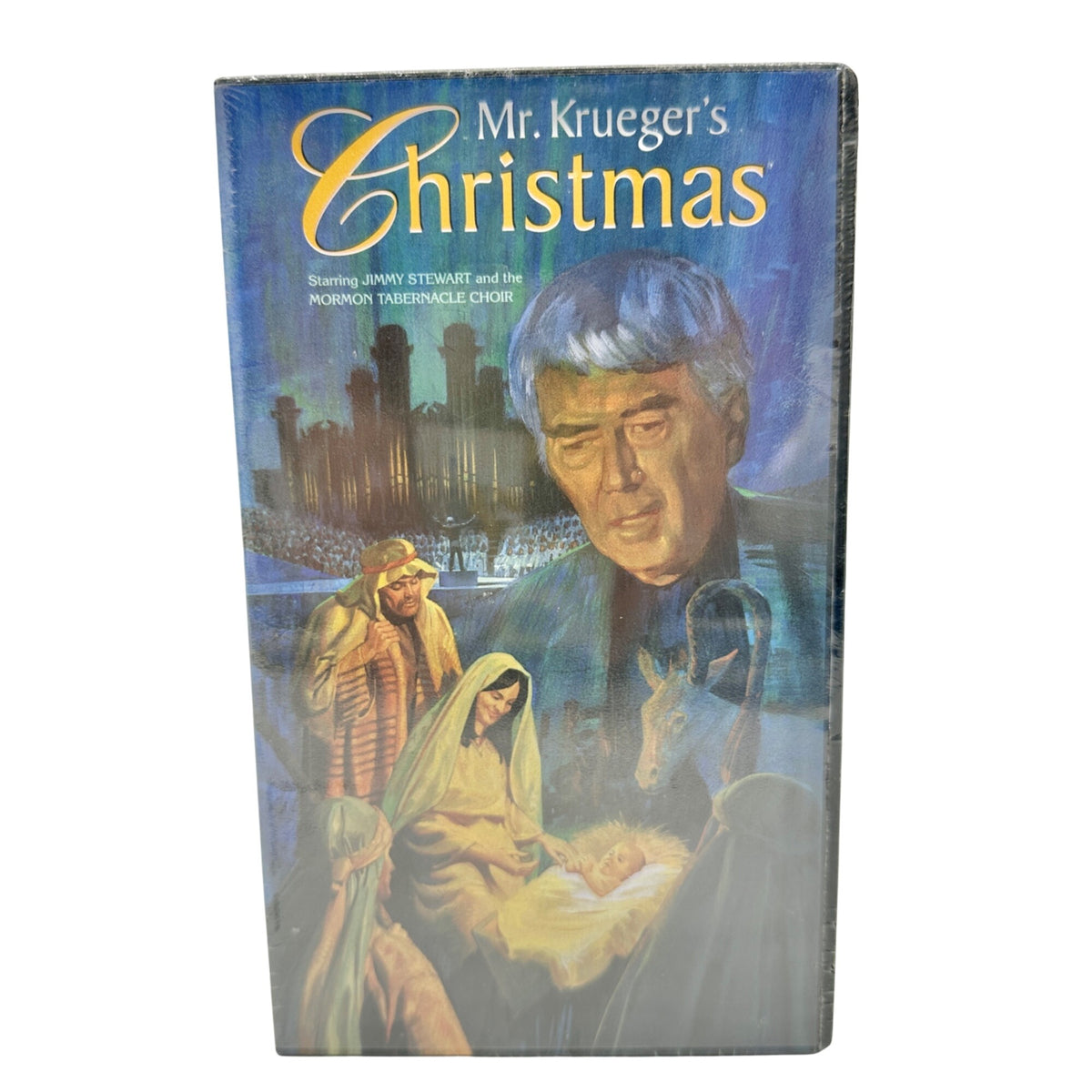 Mr Kruegers Christmas 1980 TV Special VHS Sealed Box Jimmy Stewart Mormon Choir