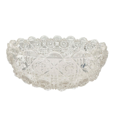 Crystal Jewel B-8 CnCL Childrens Lacy Daisy Table Bowl Set Of 5 Clear Glass