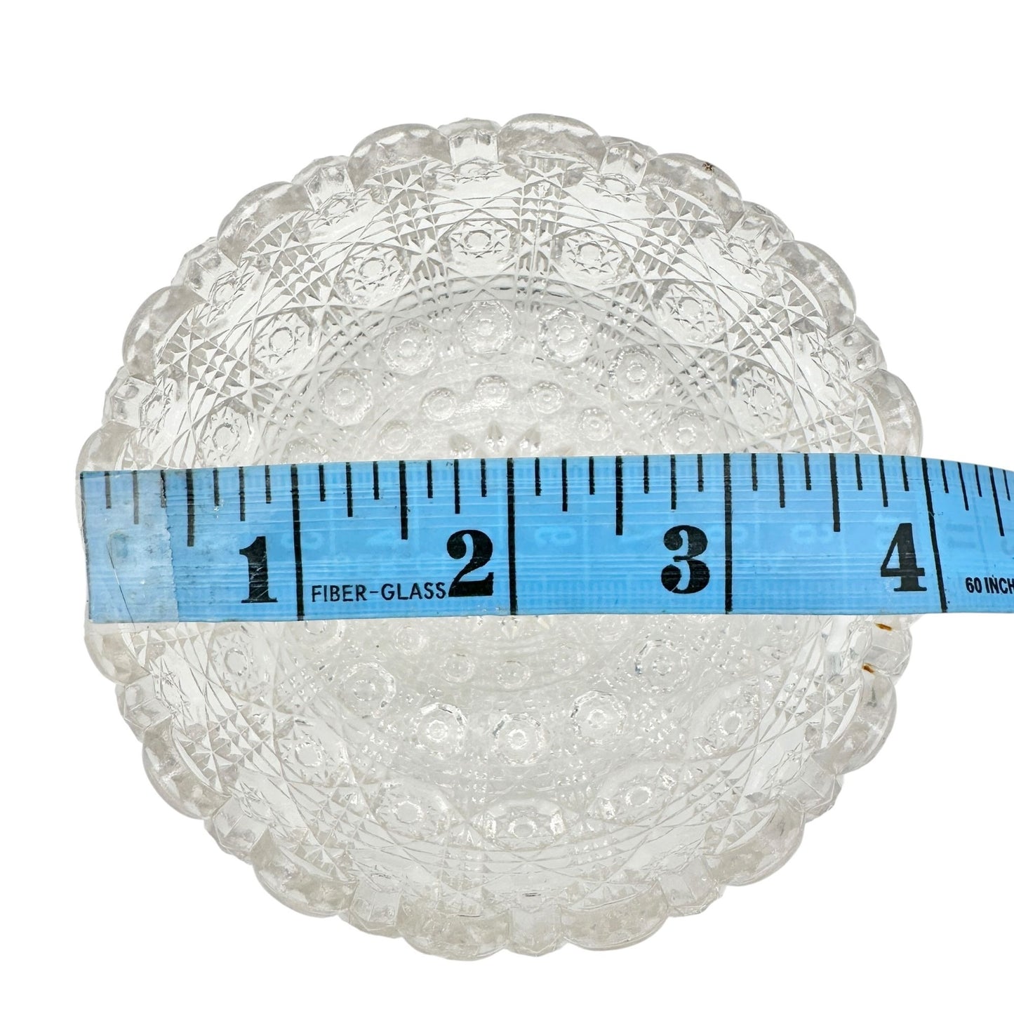 Crystal Jewel B-8 CnCL Childrens Lacy Daisy Table Bowl Set Of 5 Clear Glass