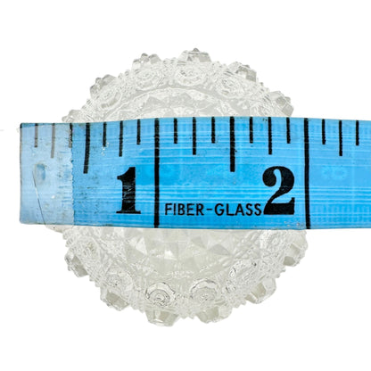 Crystal Jewel B-8 CnCL Childrens Lacy Daisy Table Bowl Set Of 5 Clear Glass