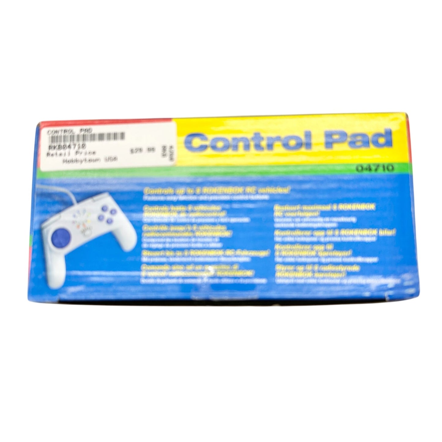 Rokenbok Wireless Control Pad For RC Vehicles Model 04710 White Purple in Box