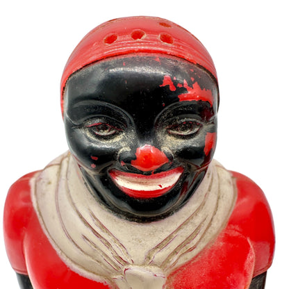 Black Americana Aunt Jemima and Uncle Mose Salt and Pepper Shakers Plastic 1950s