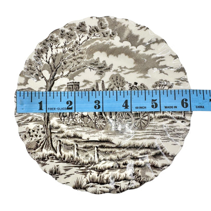 Royal Mail Fine Staffordshire Ironstone Bread Plate 6" England