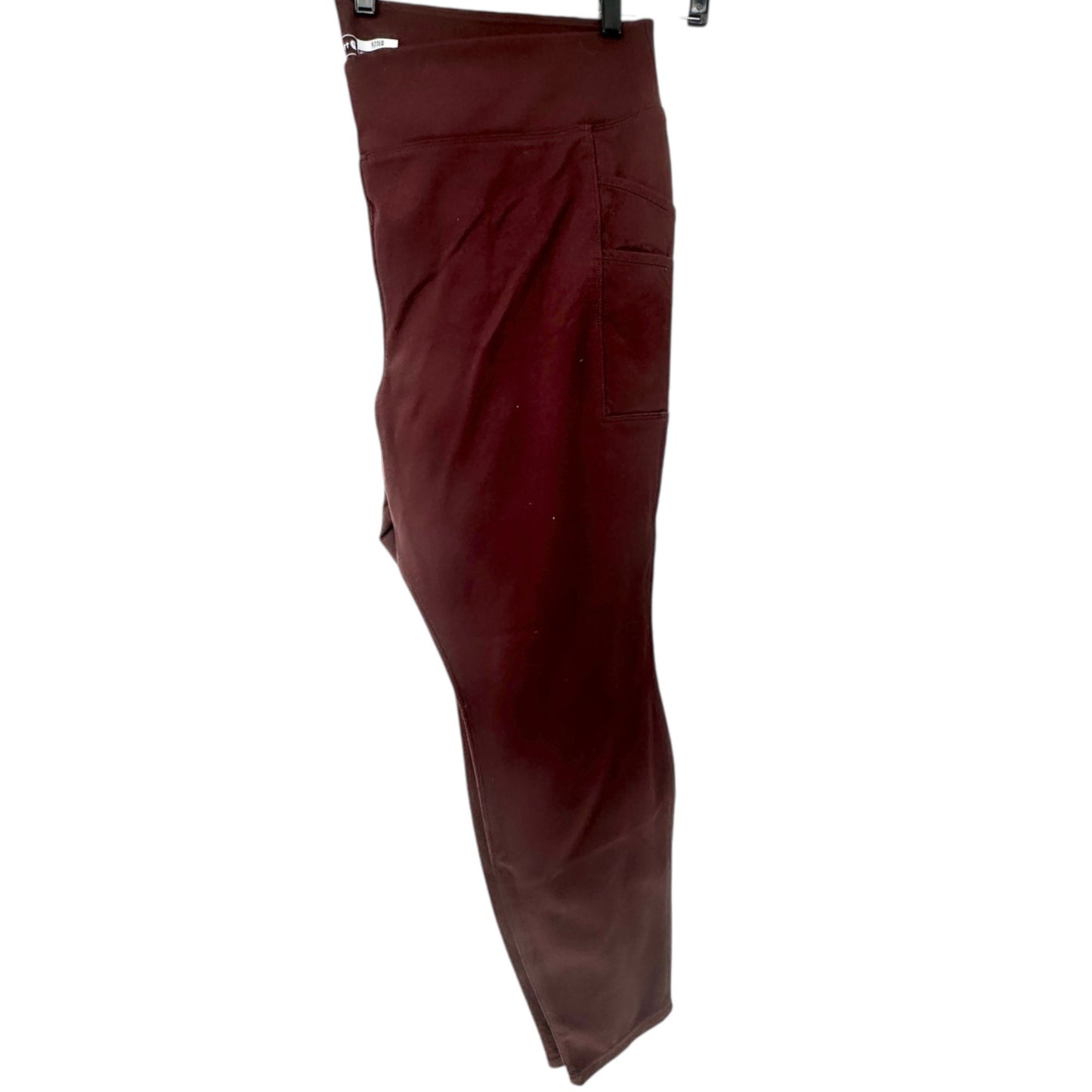 Carhartt Utility Leggings Womens 2X 20W-22W Brown Fitted Stretch With Pockets