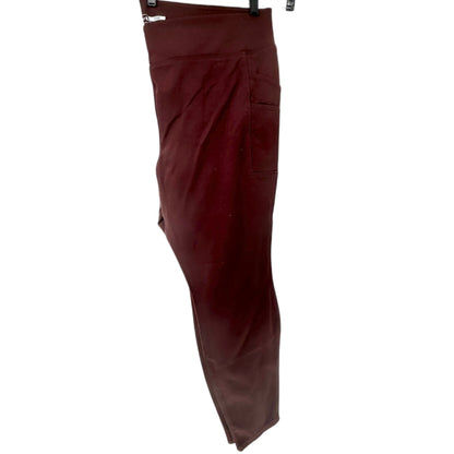 Carhartt Utility Leggings Womens 2X 20W-22W Brown Fitted Stretch With Pockets