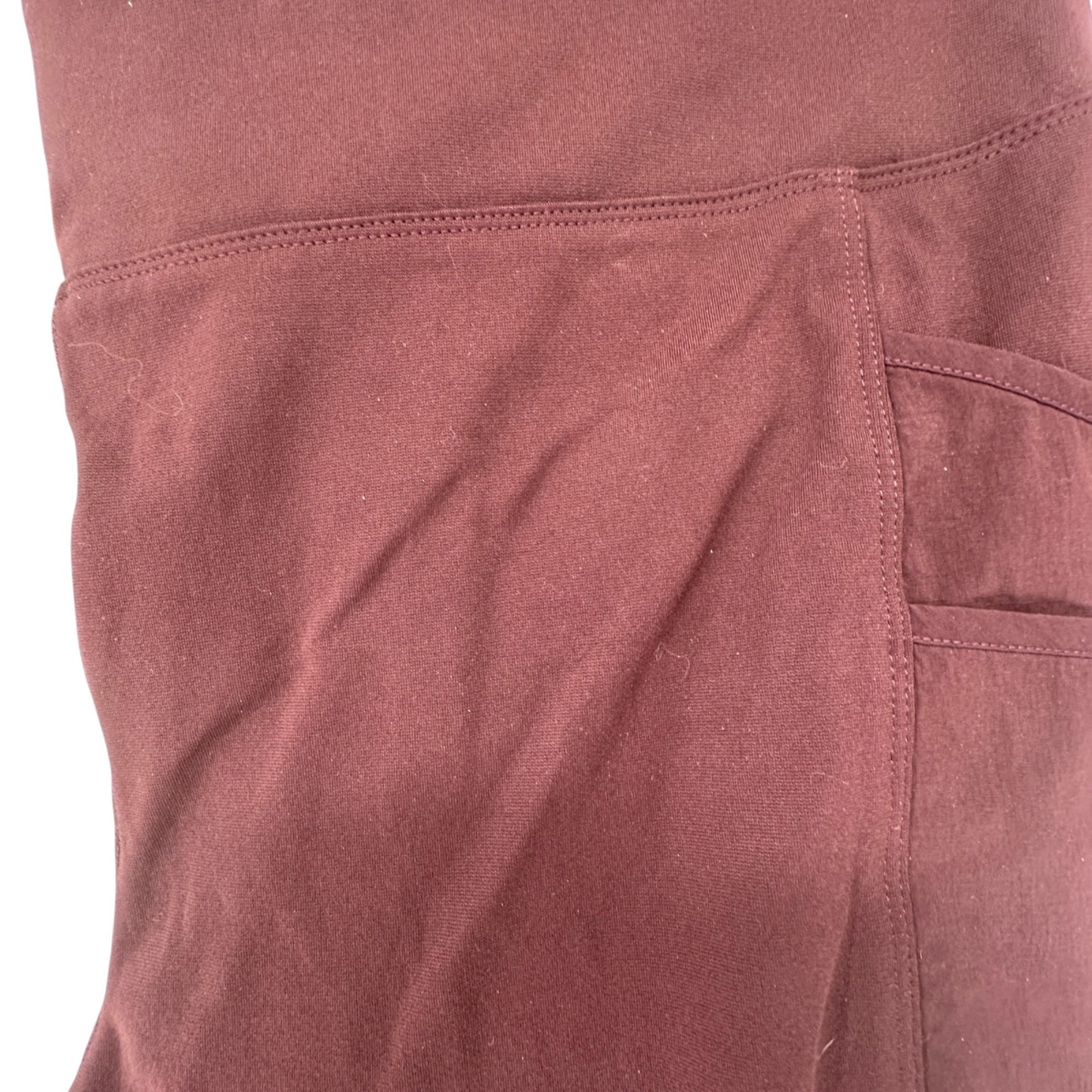 Carhartt Utility Leggings Womens 2X 20W-22W Brown Fitted Stretch With Pockets