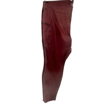 Carhartt Utility Leggings Womens 2X 20W-22W Brown Fitted Stretch With Pockets