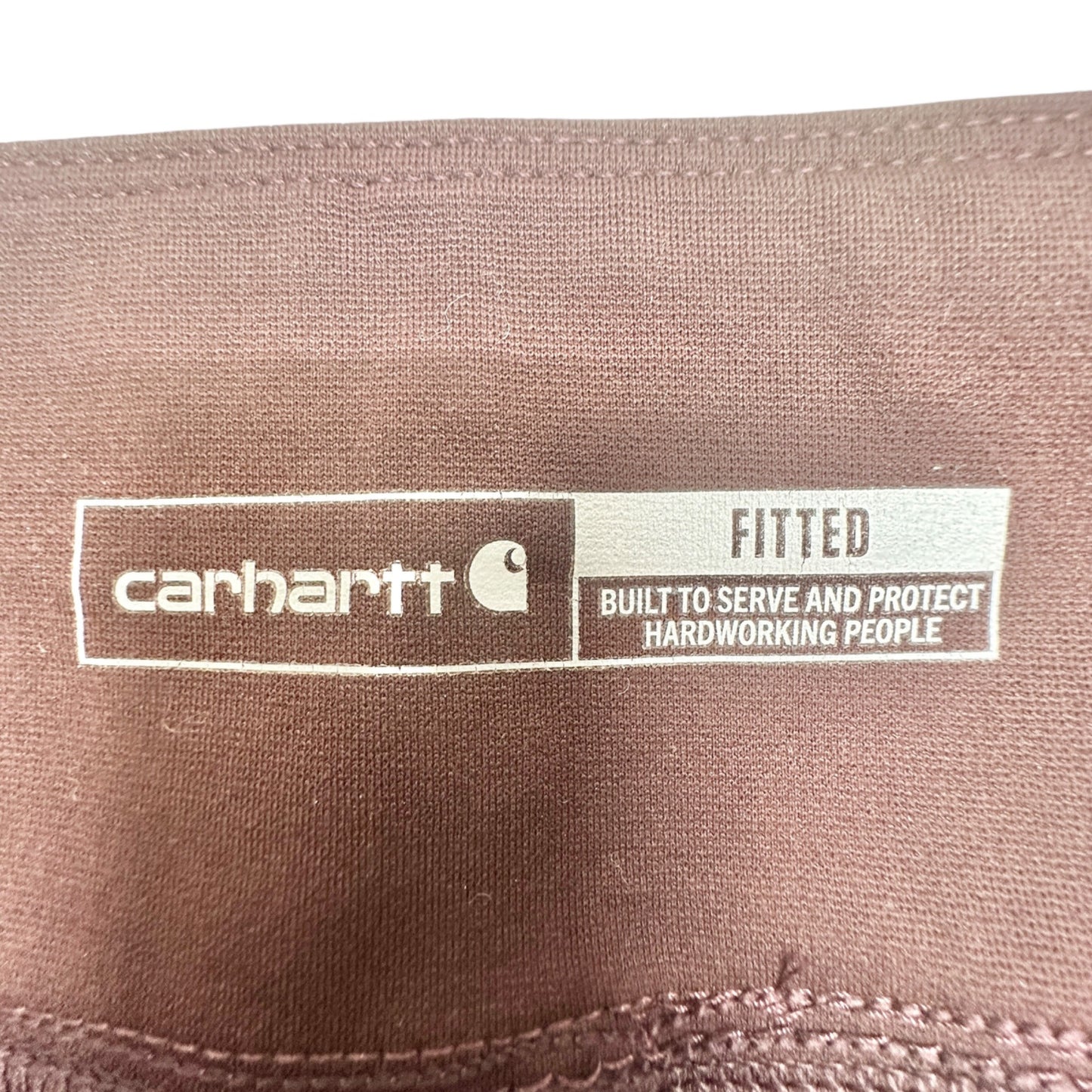 Carhartt Utility Leggings Womens 2X 20W-22W Brown Fitted Stretch With Pockets