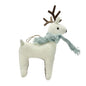 Christmas Ornament Reindeer 7 inch White Holiday