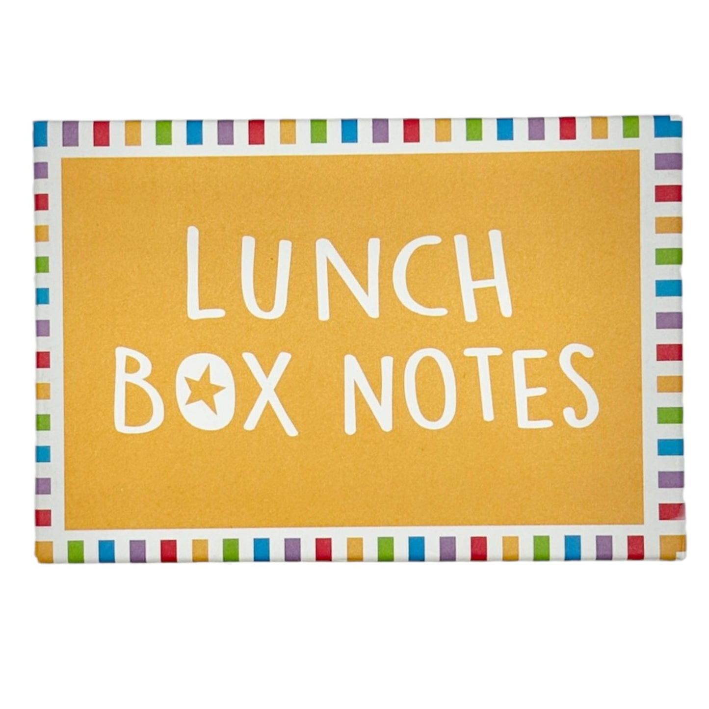 Lunch Box Notes With 6 Colorful Designs and Motivational Messages - 18 Cards