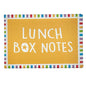 Lunch Box Notes With 6 Colorful Designs and Motivational Messages - 18 Cards