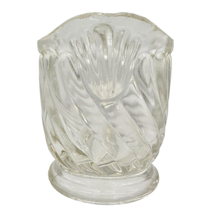 Twist Creamer No 137 Childrens Tableware EAPG Clear Swirl Pattern Antique 2.5"H