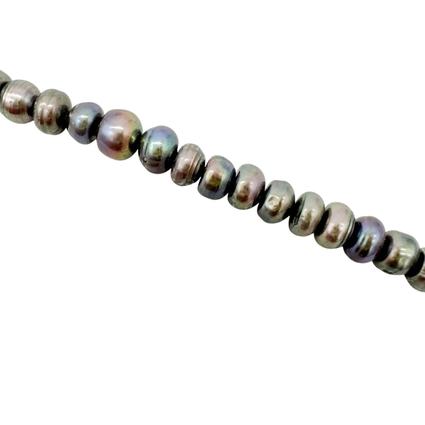 Premier Designs Necklace Shades of Gray 18 Inch Freshwater Pearl Necklace Toggle
