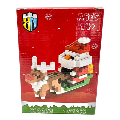 DIY Santa & Reindeer Mini Block Set 178 Pcs Ages 14+ SD2278 Educational Toy
