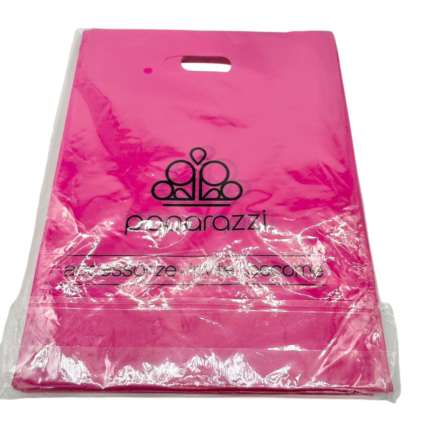 Paparazzi Pink Sales Bags 100 Pack 9"x12" With Handle For Retail & Events NIP