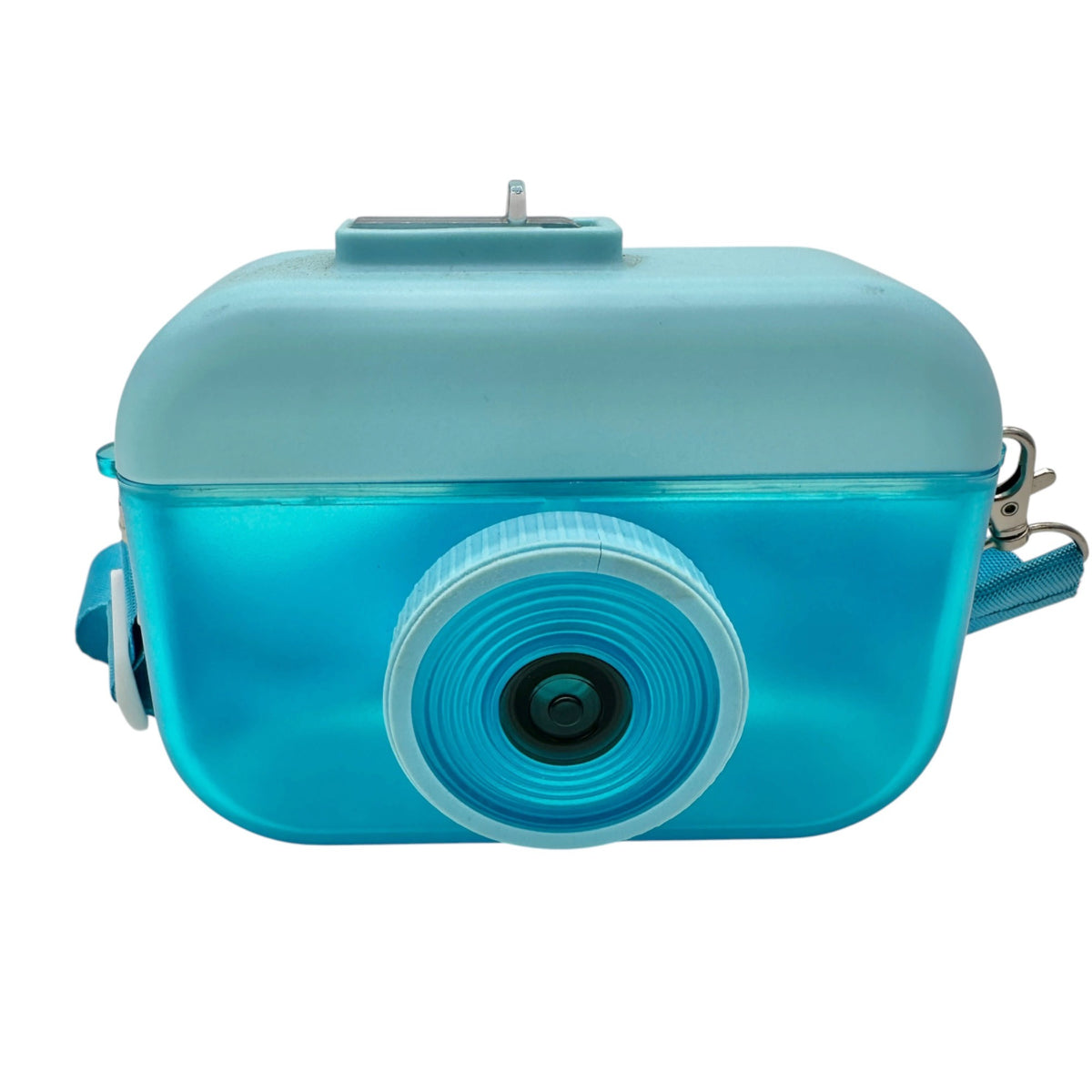 Target Bullseye Playground Summer Tumbler Camera Sipper Cup 15.2 oz Blue Plastic