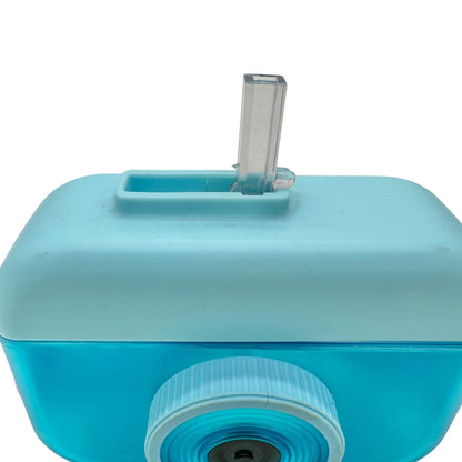 Target Bullseye Playground Summer Tumbler Camera Sipper Cup 15.2 oz Blue Plastic