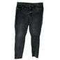 D Jeans Womens Size 16W Black Wash Stretch Skinny Jeans Classic