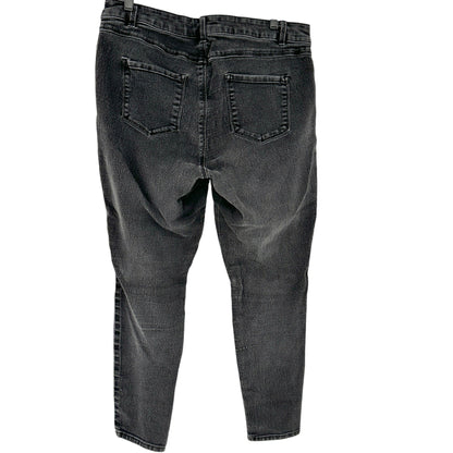 D Jeans Womens Size 16W Black Wash Stretch Skinny Jeans Classic