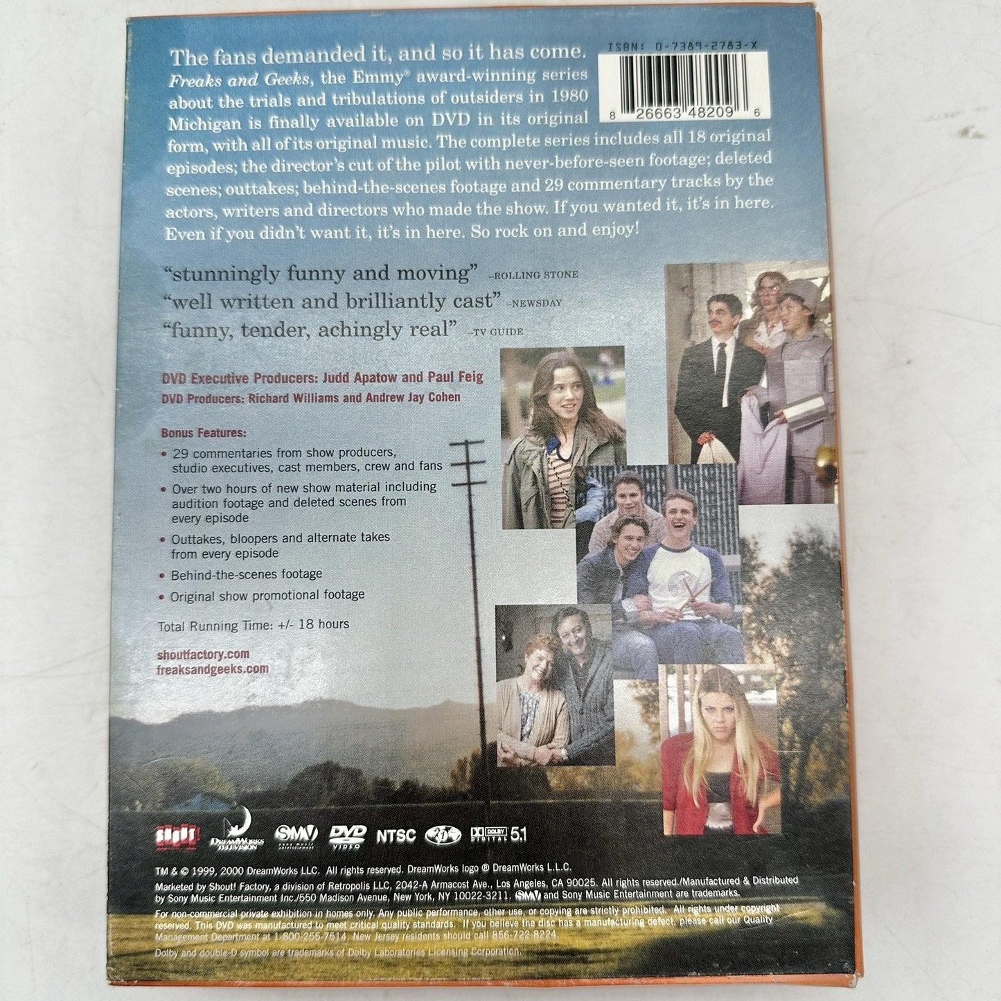 Freaks and Geeks: the Complete Series (DVD. 2004, 6 disc Set)