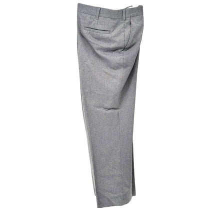 Harbor Bay Mens Dress Pants 52/30 Gray Polyester Blend Flat-Front Classic Fit