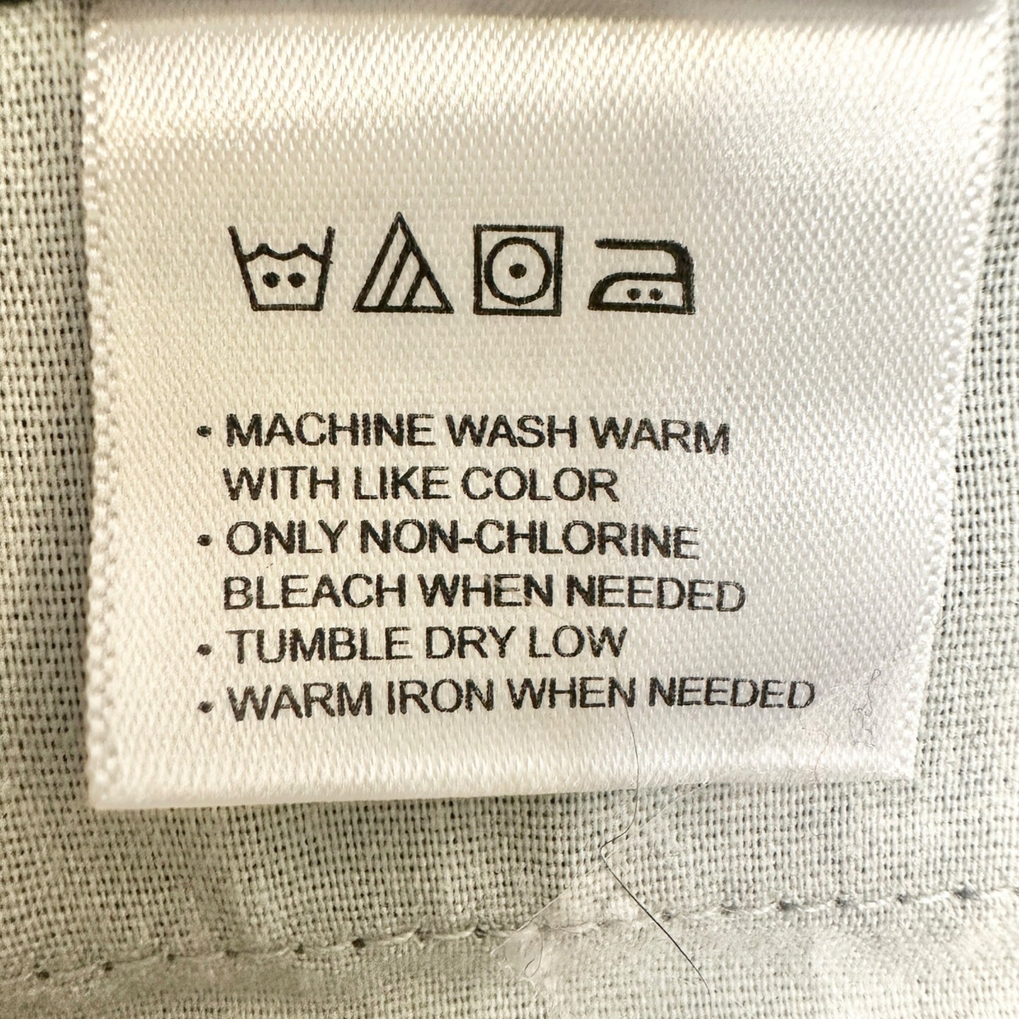 Harbor Bay Mens Dress Pants 52/30 Gray Polyester Blend Flat-Front Classic Fit