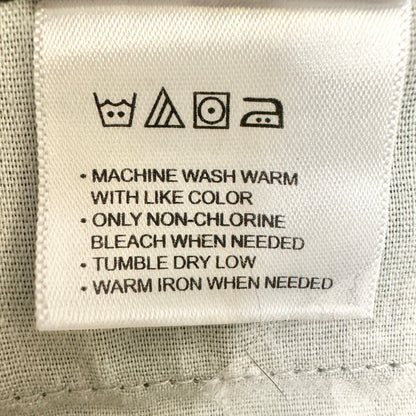 Harbor Bay Mens Dress Pants 52/30 Gray Polyester Blend Flat-Front Classic Fit