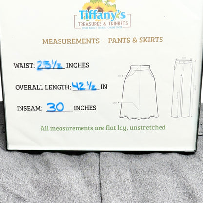 Harbor Bay Mens Dress Pants 52/30 Gray Polyester Blend Flat-Front Classic Fit