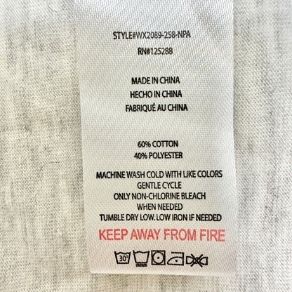 Dog Mom Graphic Tee Rae Dunn M Gray Cotton Poly Blend Short Sleeve Casual Top