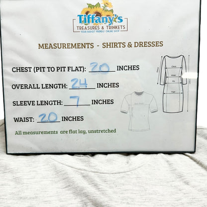 Dog Mom Graphic Tee Rae Dunn M Gray Cotton Poly Blend Short Sleeve Casual Top