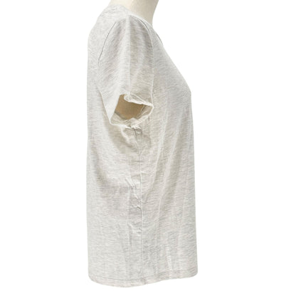 Dog Mom Graphic Tee Rae Dunn M Gray Cotton Poly Blend Short Sleeve Casual Top