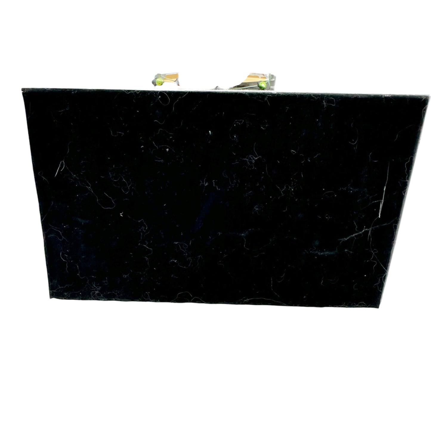 Christmas House Metal With Lights Trees Wreath Metal with Felt Bottom Festive