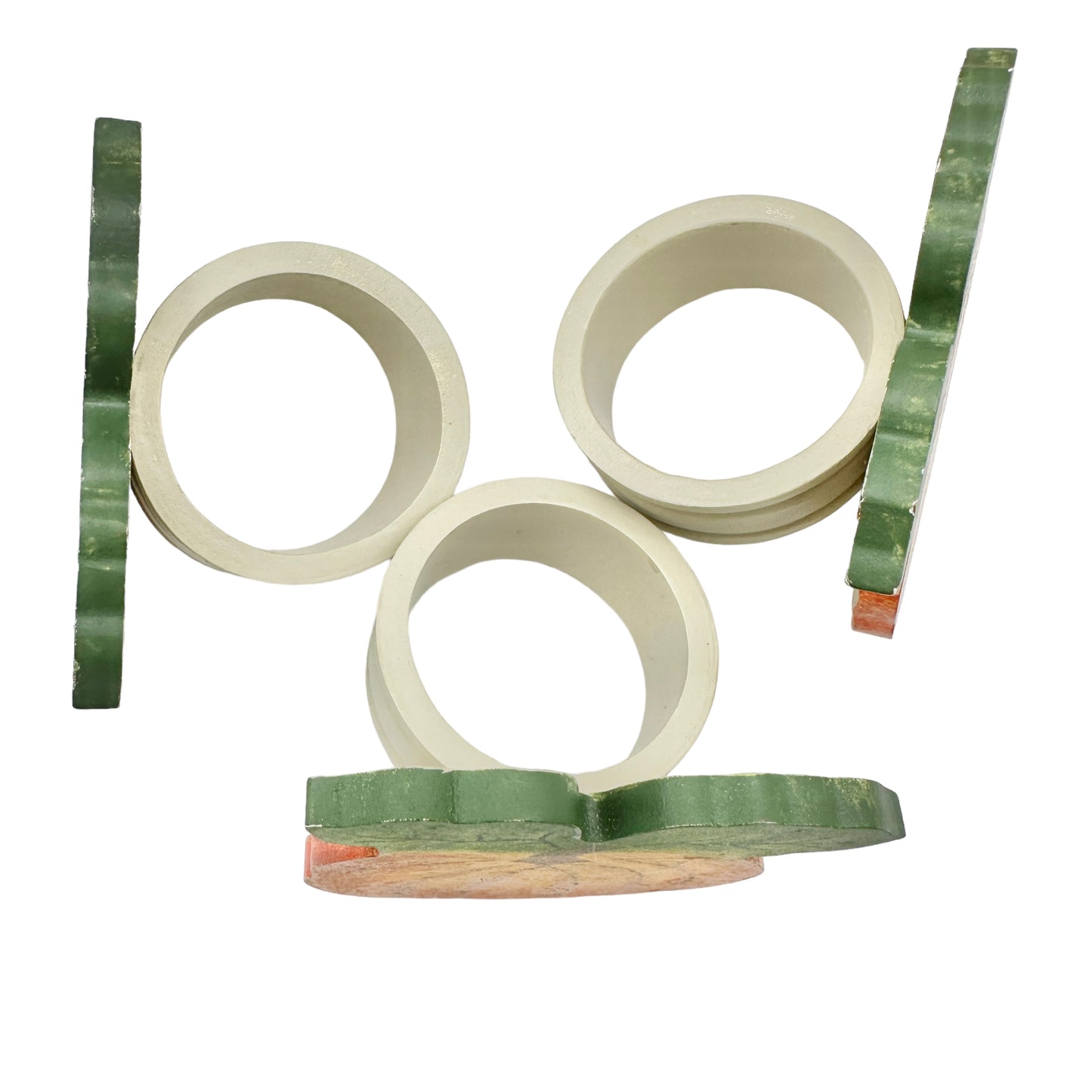 Napkin Holders Set of 3 Wooden Thanksgiving Tableware Autumn Fall