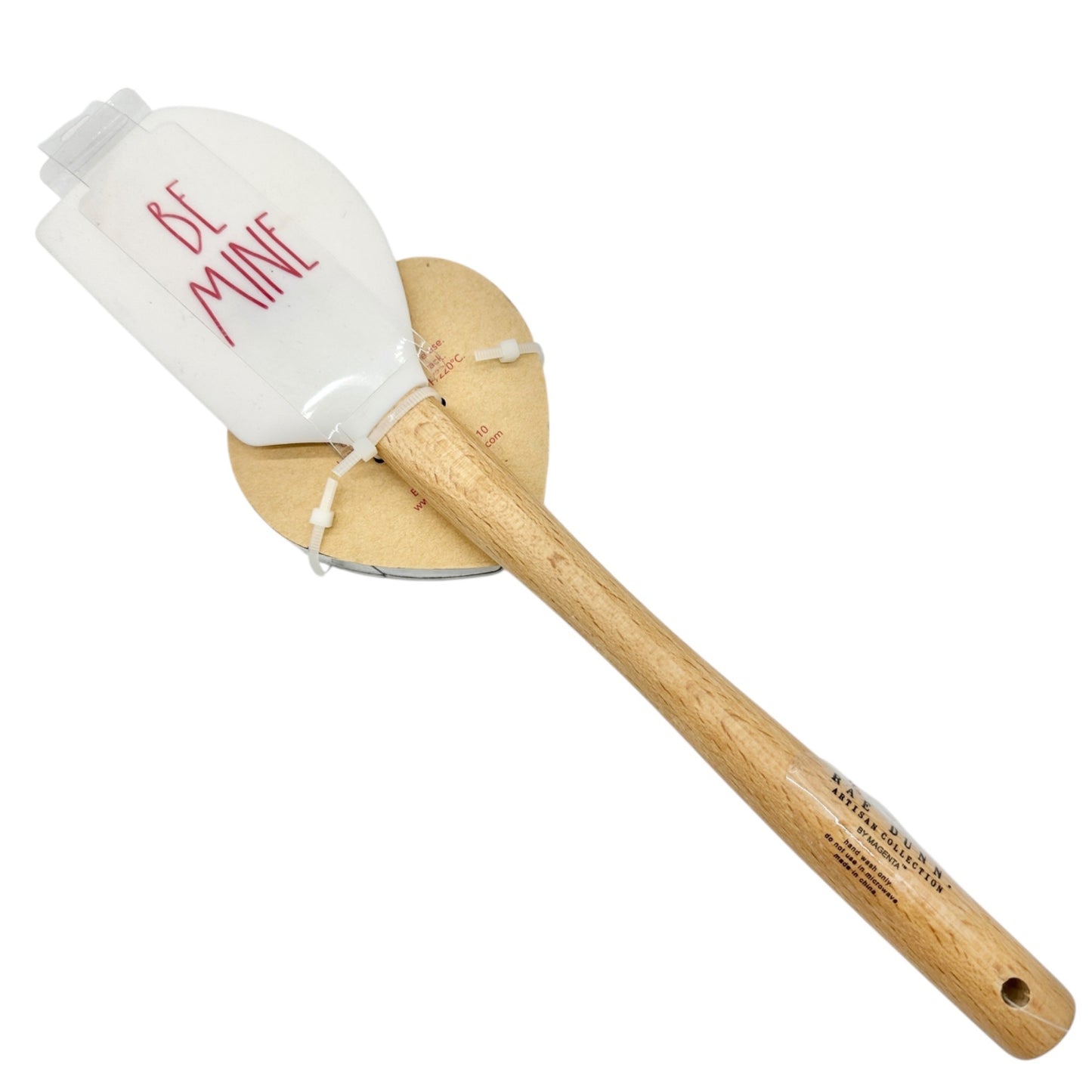 Rae Dunn Artisan BE MINE Silicone Spatula Heart Cookie Cutter Set Valentines