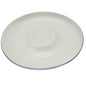 Chip N Dip Platter 11 Inch White With Blue Trim Pottery Dip Bowl Not Included