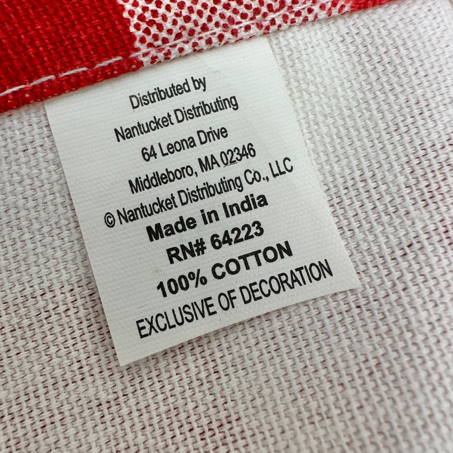 Bear Applique Kitchen Towel Red White Plaid Trim Embroidered T Initial 28x18