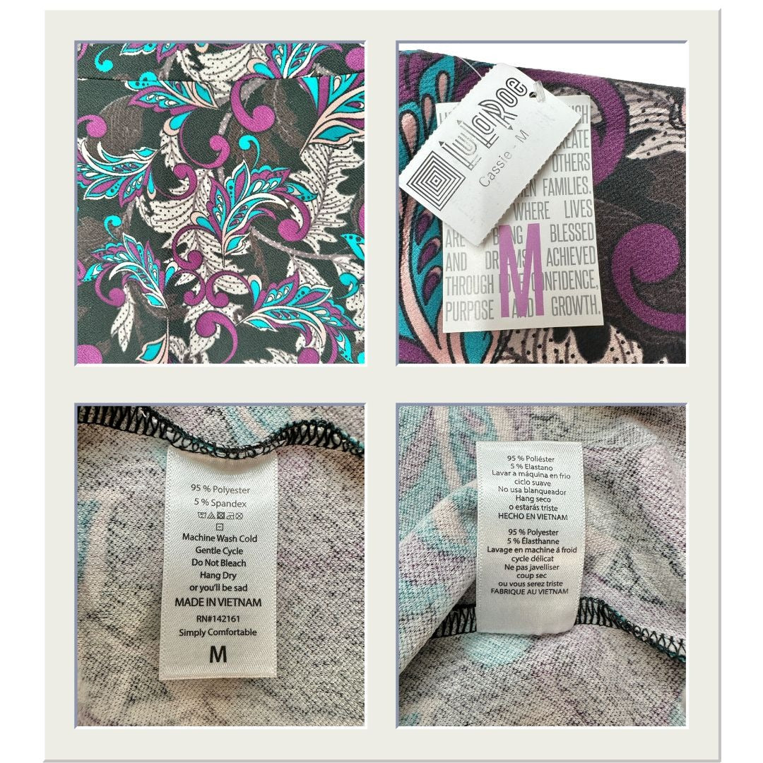 LuLaRoe Cassie Bundle of 5 Womens M Skirts Pencil Multicolor NWT