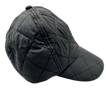Quilted Nylon Adjustable Cap Soft Polyester Lining One Size Hook & Loop Closure
