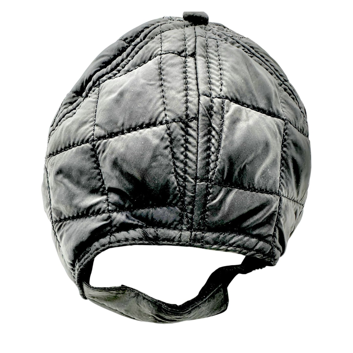 Quilted Nylon Adjustable Cap Soft Polyester Lining One Size Hook & Loop Closure