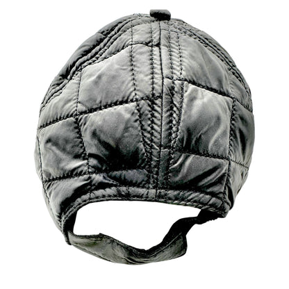 Quilted Nylon Adjustable Cap Soft Polyester Lining One Size Hook & Loop Closure