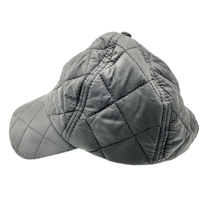 Quilted Nylon Adjustable Cap Soft Polyester Lining One Size Hook & Loop Closure