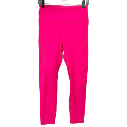 Marika Leggings Womens M Hot Pink High Waist Nylon Spandex Stretch Athletic Gear