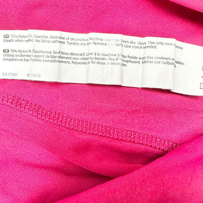 Marika Leggings Womens M Hot Pink High Waist Nylon Spandex Stretch Athletic Gear