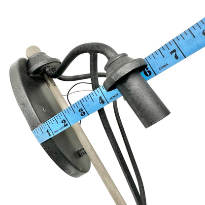 Kichler Wall Sconce Light Fixture 120V Black Beige Metal Finish Dual Bulb Holder