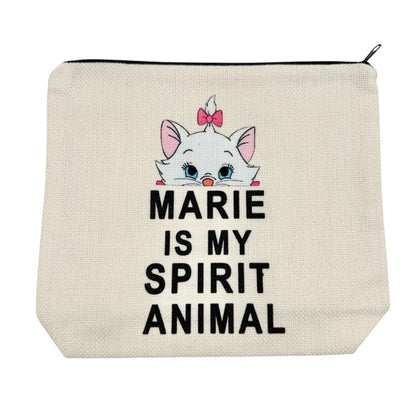 Aristocats Marie Makeup Bag 8.5 X 6.5 With 3 Pairs Of Fashion Socks Gift Set