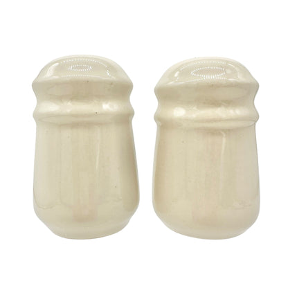 Vintage Ceramic Salt and Pepper Shakers Painted Cottage Village Design