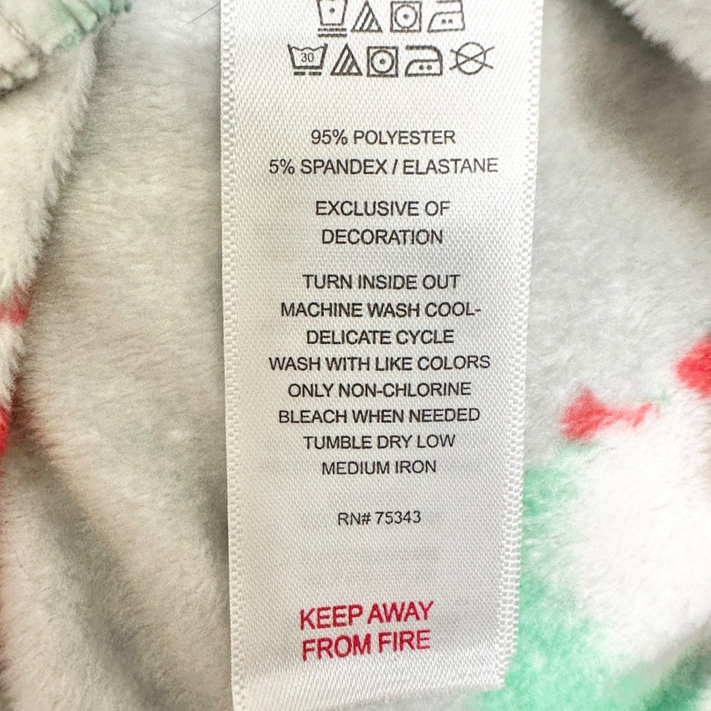 Isaac Mizrahi Sleepwear Womens S Santa Hat Print Gray Pajama Pants Christmas