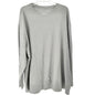 Harbor Bay Thermal Shirt Mens 3XLT Long Sleeve Gray Waffle Weave Cotton Poly